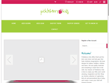 Tablet Screenshot of pickleberrykids.com